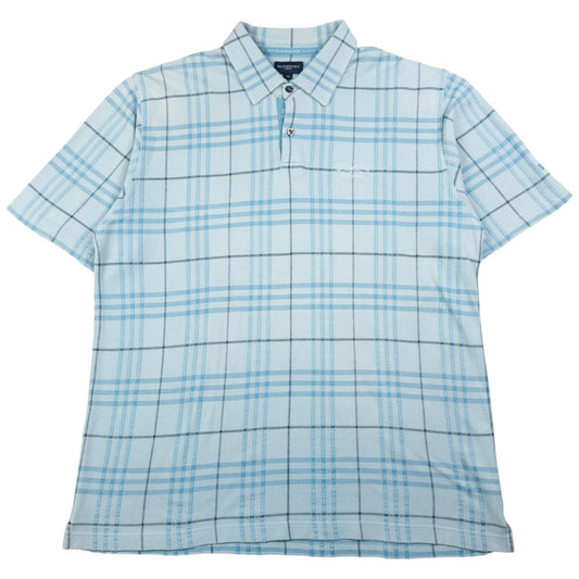 Vintage Burberry Nova Check Polo Shirt Size M