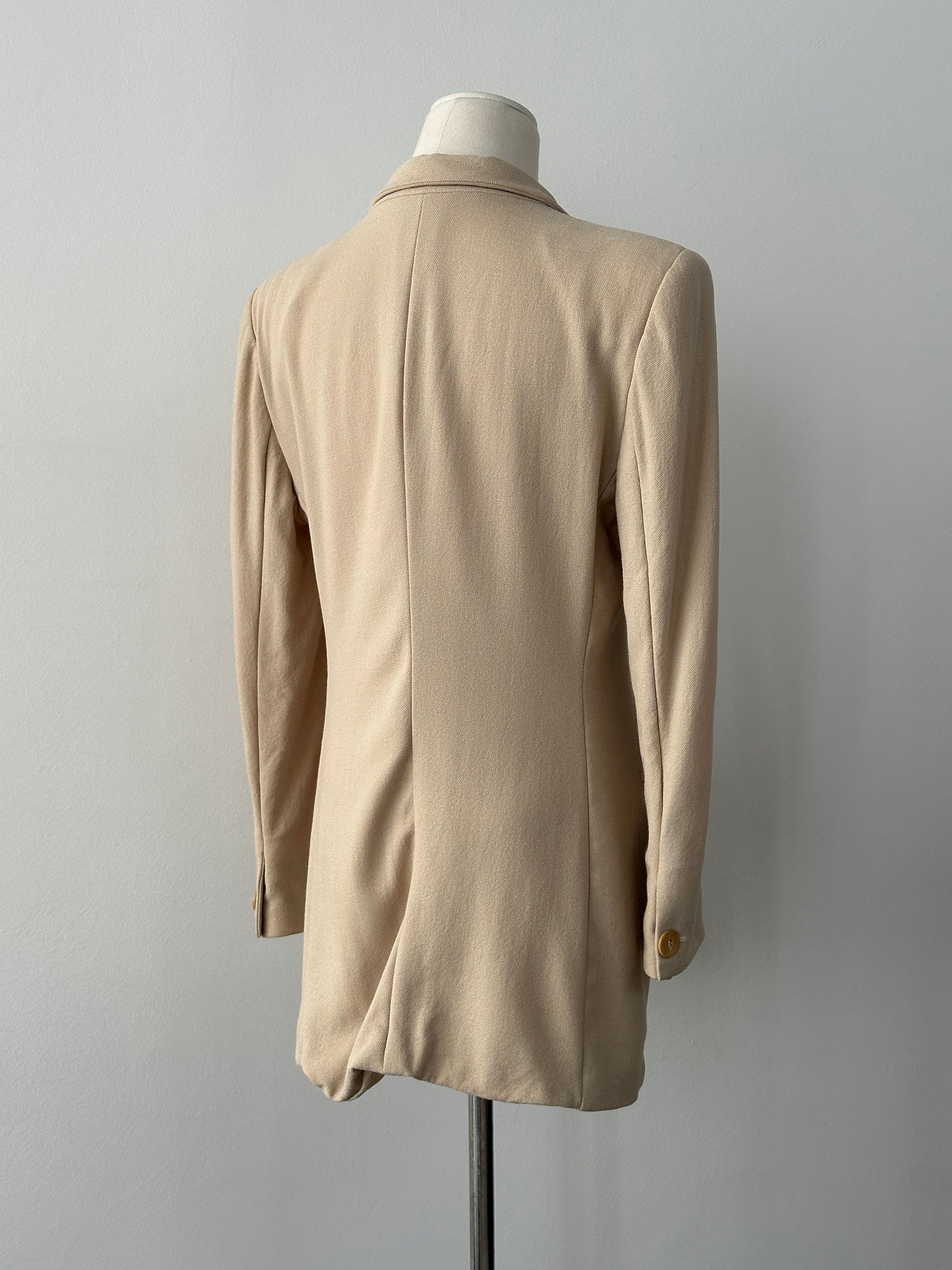 Mani 1990s Wool Single Breasted Blazer - S