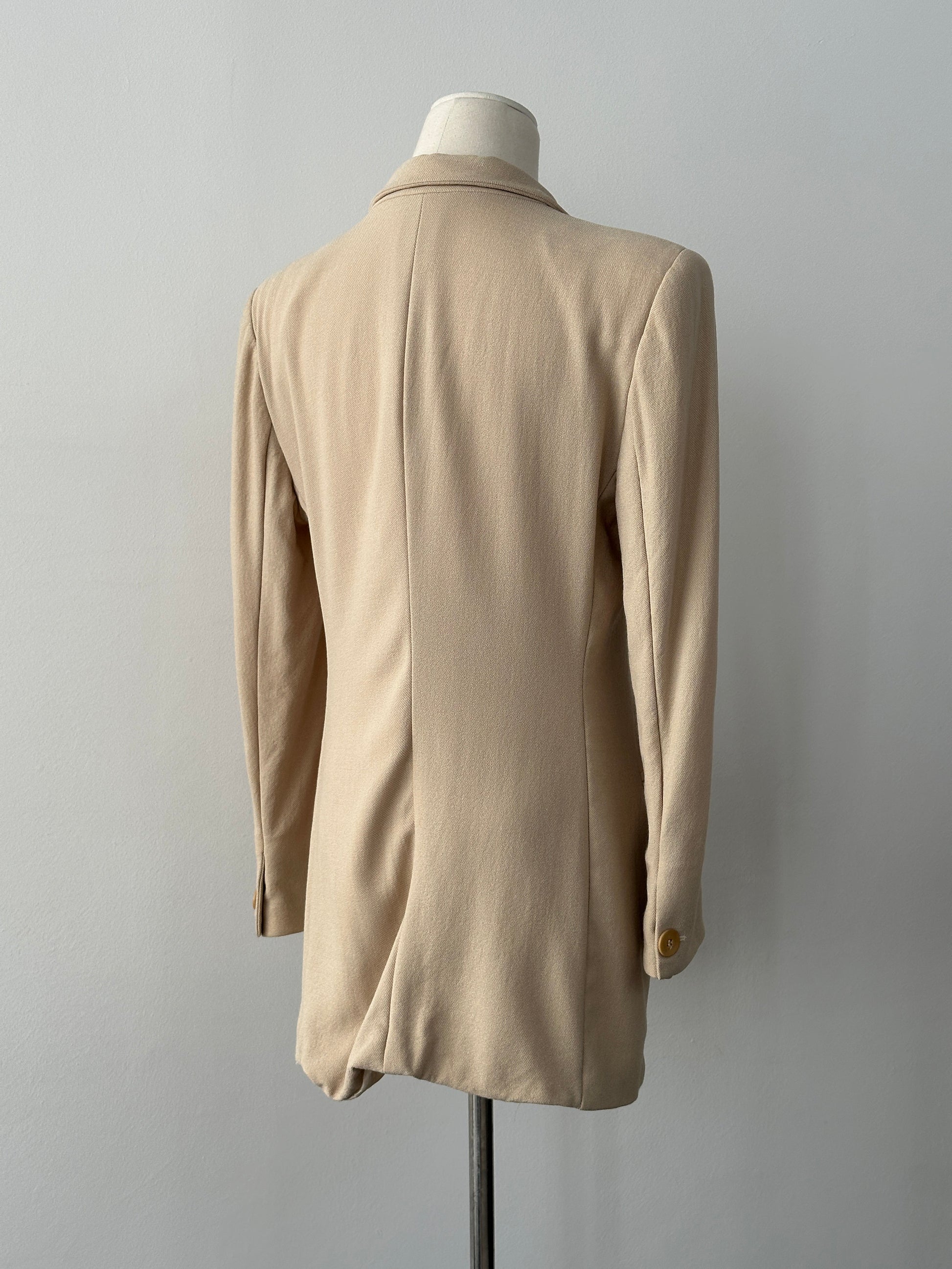 Mani 1990s Wool Single Breasted Blazer - S