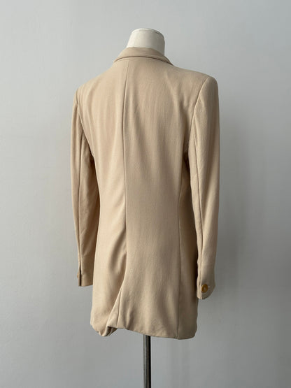 Mani 1990s Wool Single Breasted Blazer - S