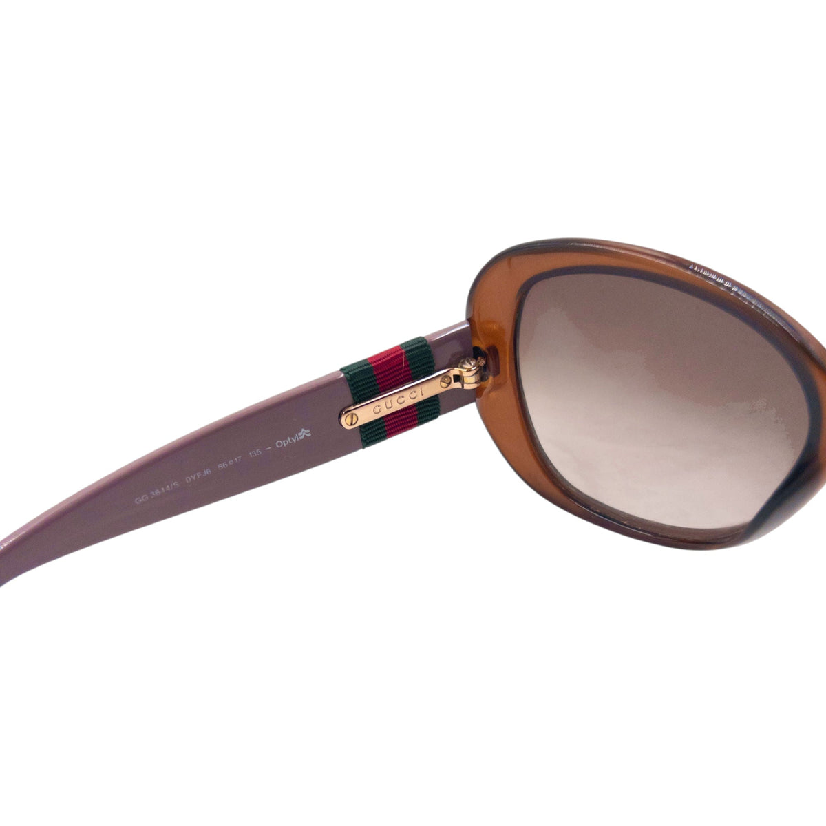 Vintage 2000s Gucci Sunglasses | O/S, Brown, Purple
