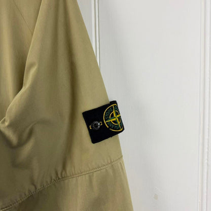 Stone Island Raso Floccato Sniper Mask Jacket Beige (XL) | Extra Large, Beige