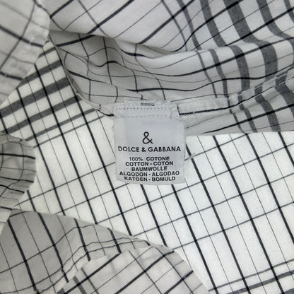 Vintage Dolce & Gabbana Checked Shirt Size L