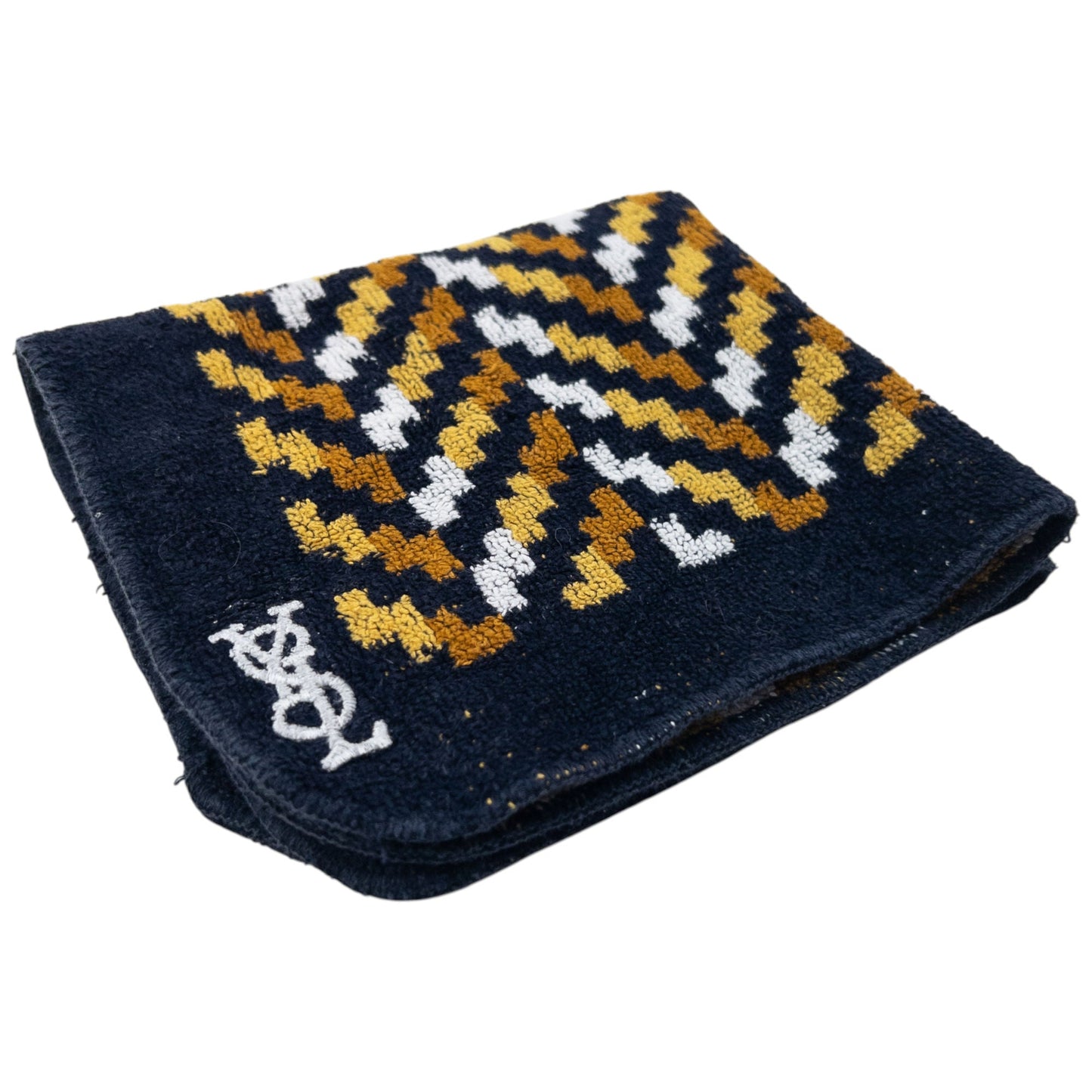 Vintage YSL Yves Saint Laurent Chevron Flannel Towel