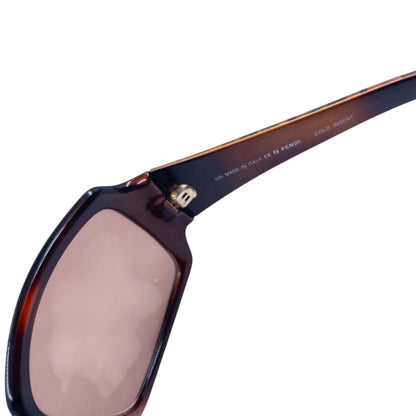 Vintage 2000s Fendi Monogram Sunglasses | O/S, Brown