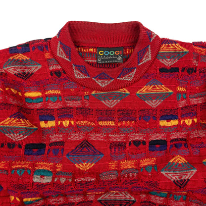 Vintage Coogi Wool Knit Aztec Jumper Size M
