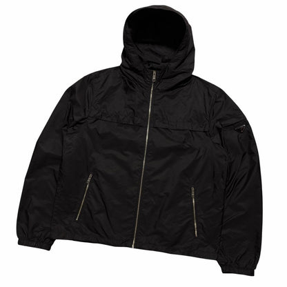 Prada Nylon Windbreaker Jacket | XXL, Black