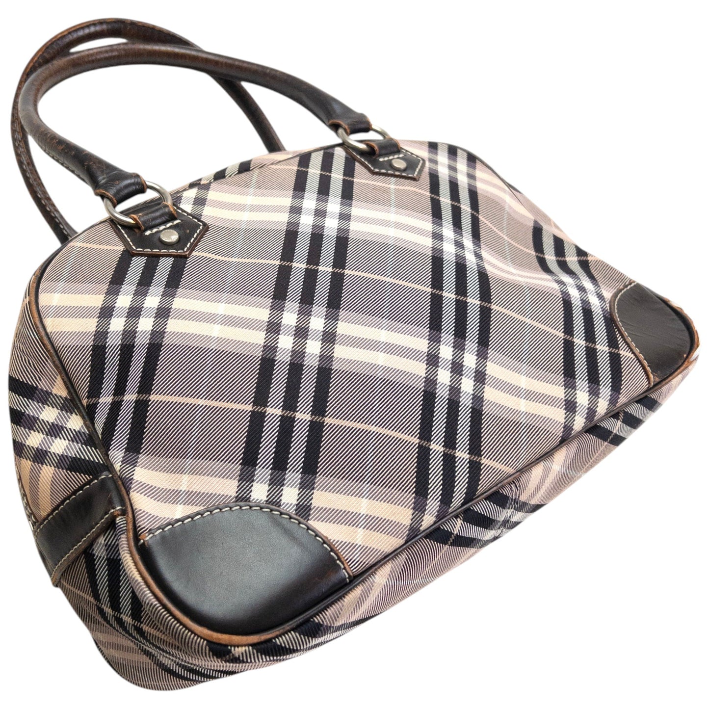 Vintage 2000s Burberry Blue Label Nova Check Handbag | O/S, Multicoloured