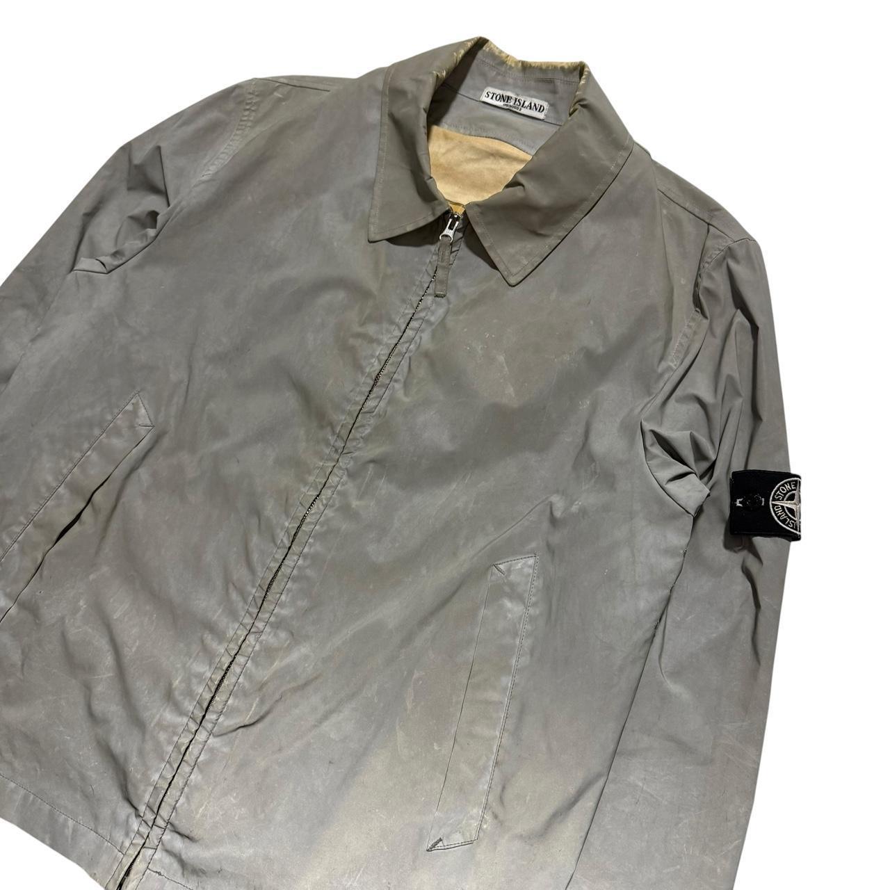 Stone Island Antique Reflective Jacket | XL, Reflective Grey