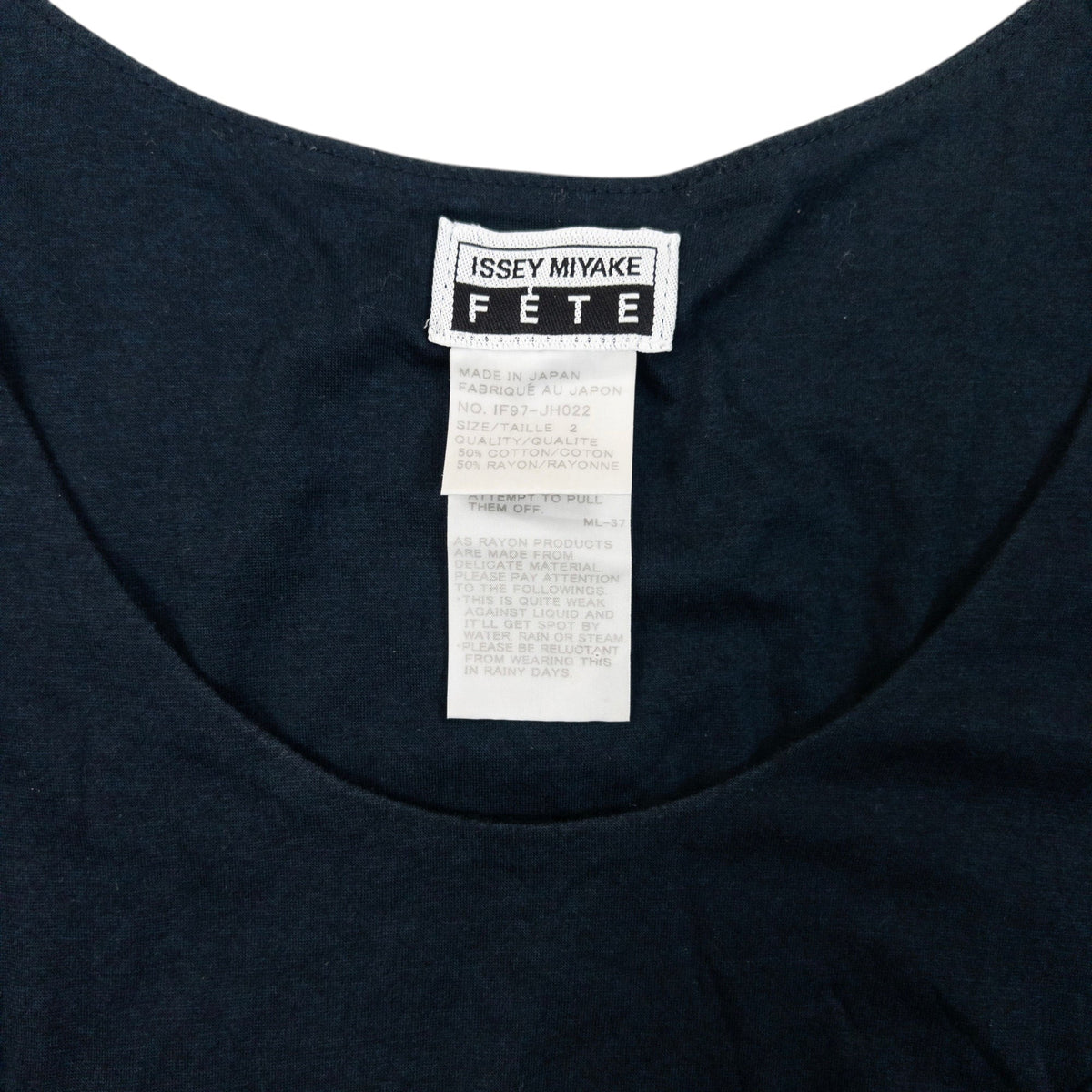 Vintage 2000s Issey Miyake Fete Pleated Dress Womens Size M | Medium, Navy