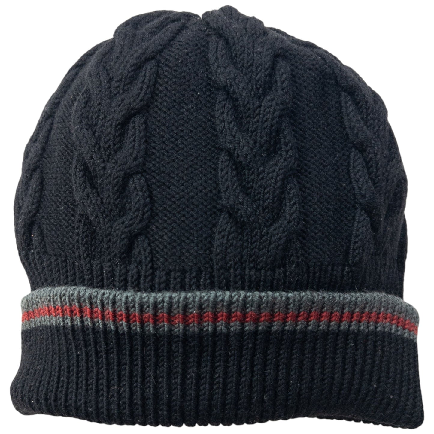 Vintage 2000s Gucci Wool Knit Beanie Hat Size L | Large, Black