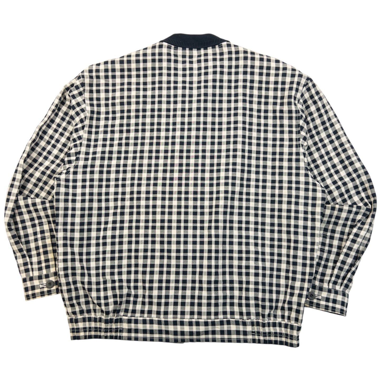Vintage 90s YSL Yves Saint Laurent Checkered Harrington Jacket Size M | Medium, Multicoloured