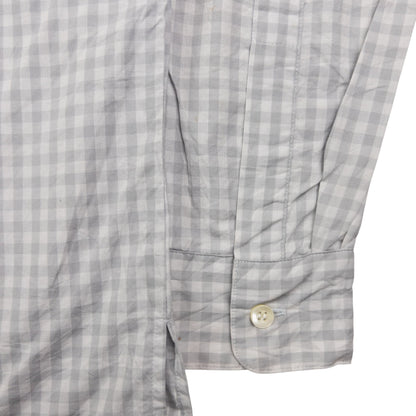 Vintage Issey Miyake Checkered Long Sleeve Button Up Shirt Size M