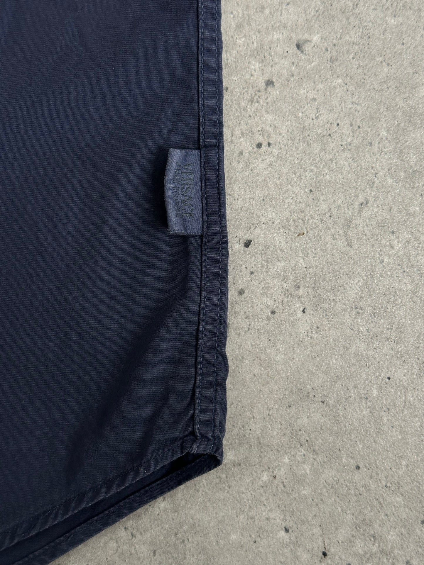 Versace Jeans Couture 1990s Bespoke Button Short Sleeve Shirt - L