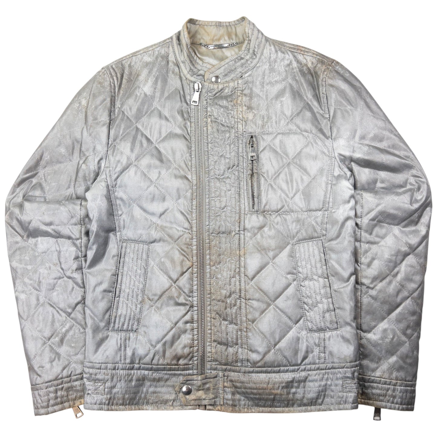 Vintage Dolce & Gabbana Quilted Biker Jacket Size M