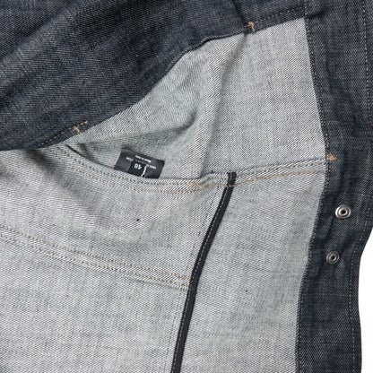 Vintage 2002 Gucci By Tom Ford Runway Asymmetrical Denim Jacket Size S | Small, Grey