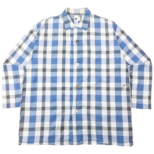 Vintage 90s Issey Miyake Checkered Long Sleeve Button Up Shirt Size L | Large, Multicoloured