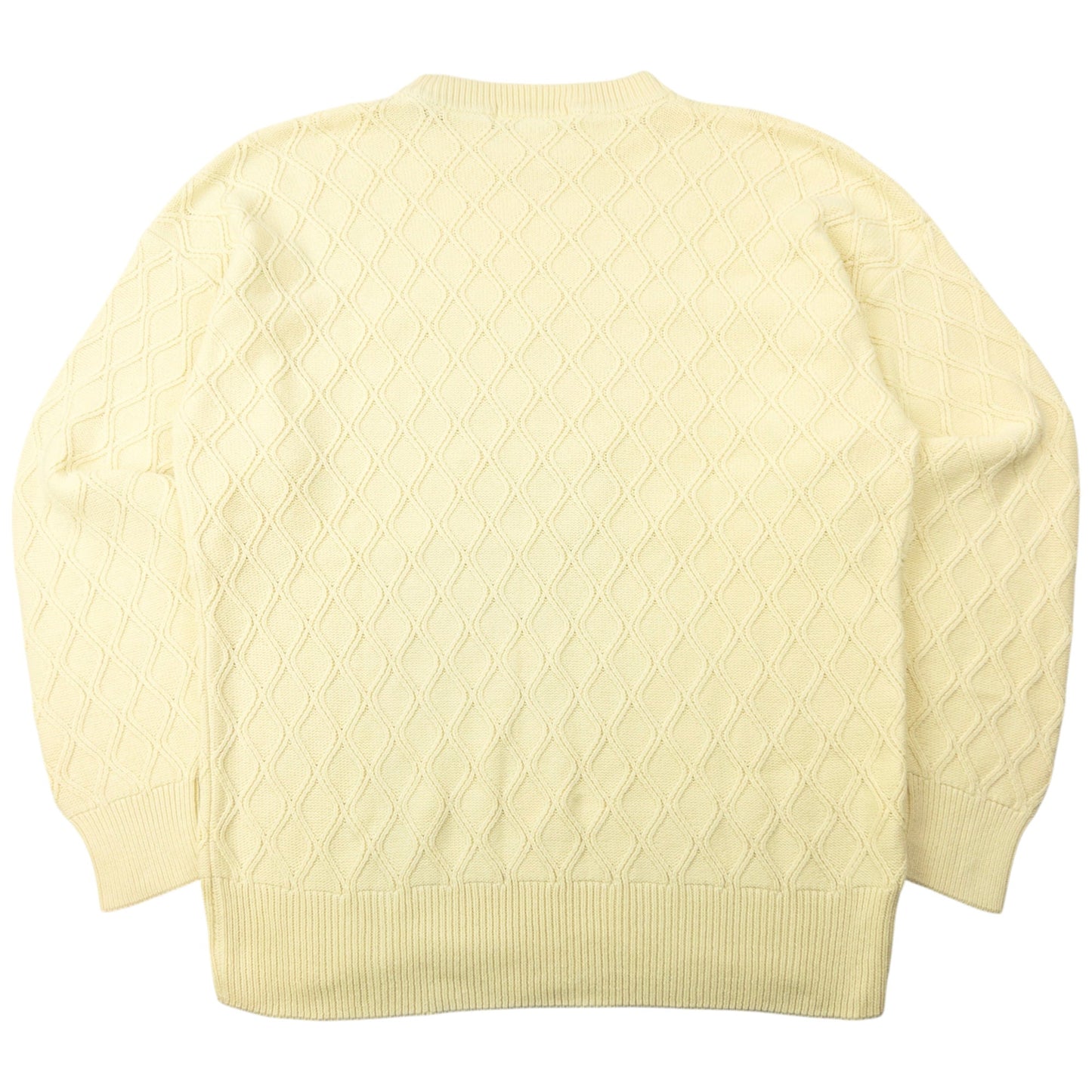 Vintage 90s Burberry Pattern Knit Jumper Size L | Large, Red