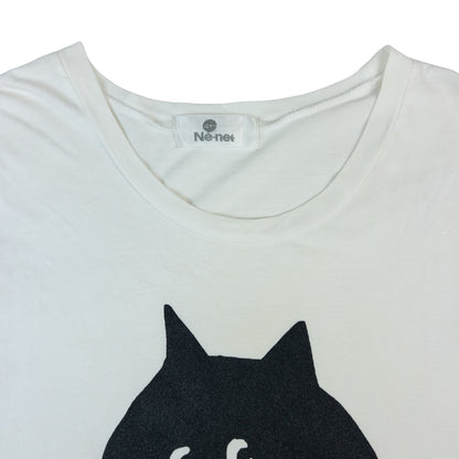 Vintage Ne-Net By Issey Miyake Cat Graphic T Shirt Size M