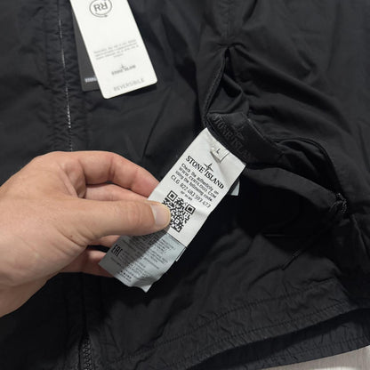 Stone Island Reversible Ghost Nylon Jacket | Large, Black