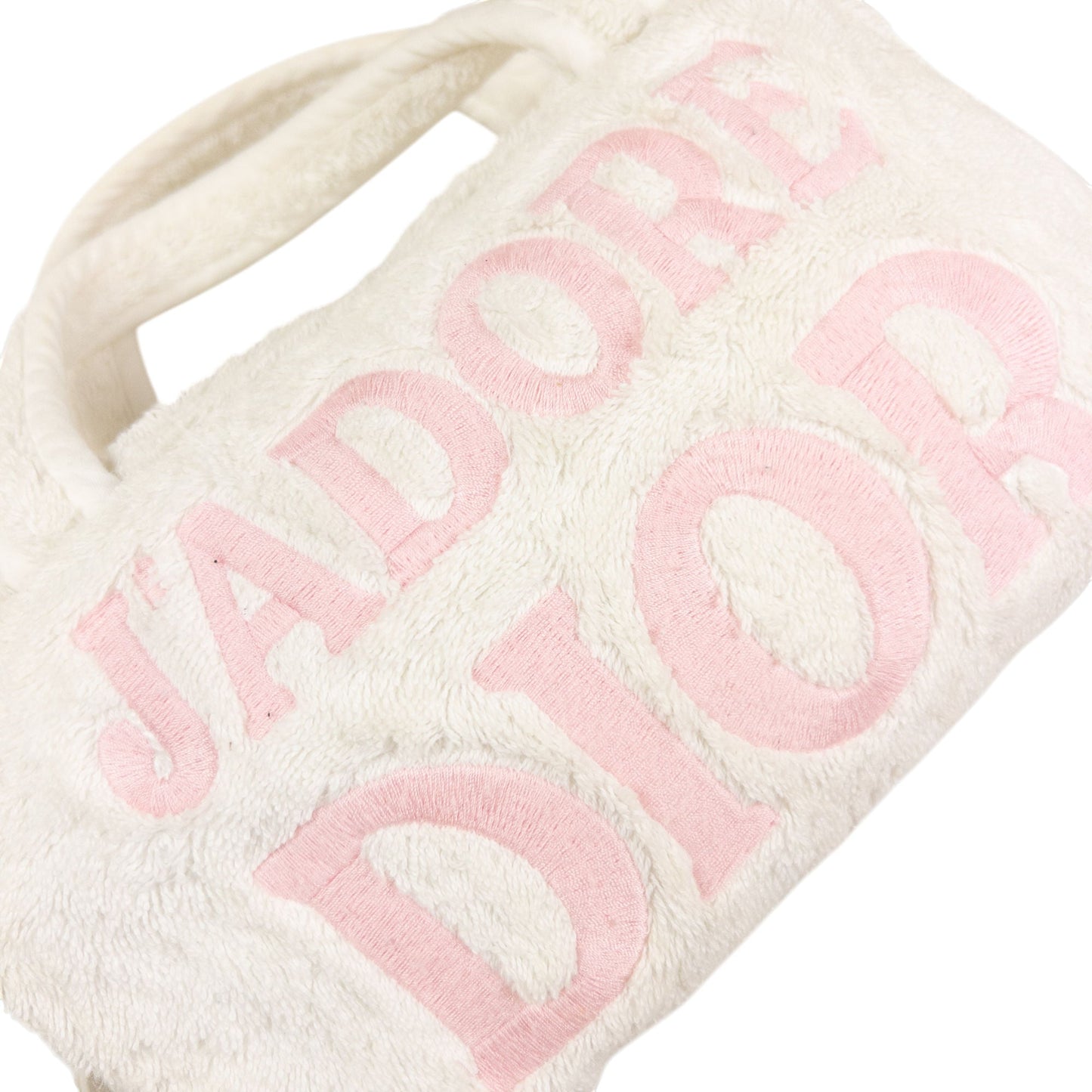 Vintage Dior J'adore Terry Cloth Handbag