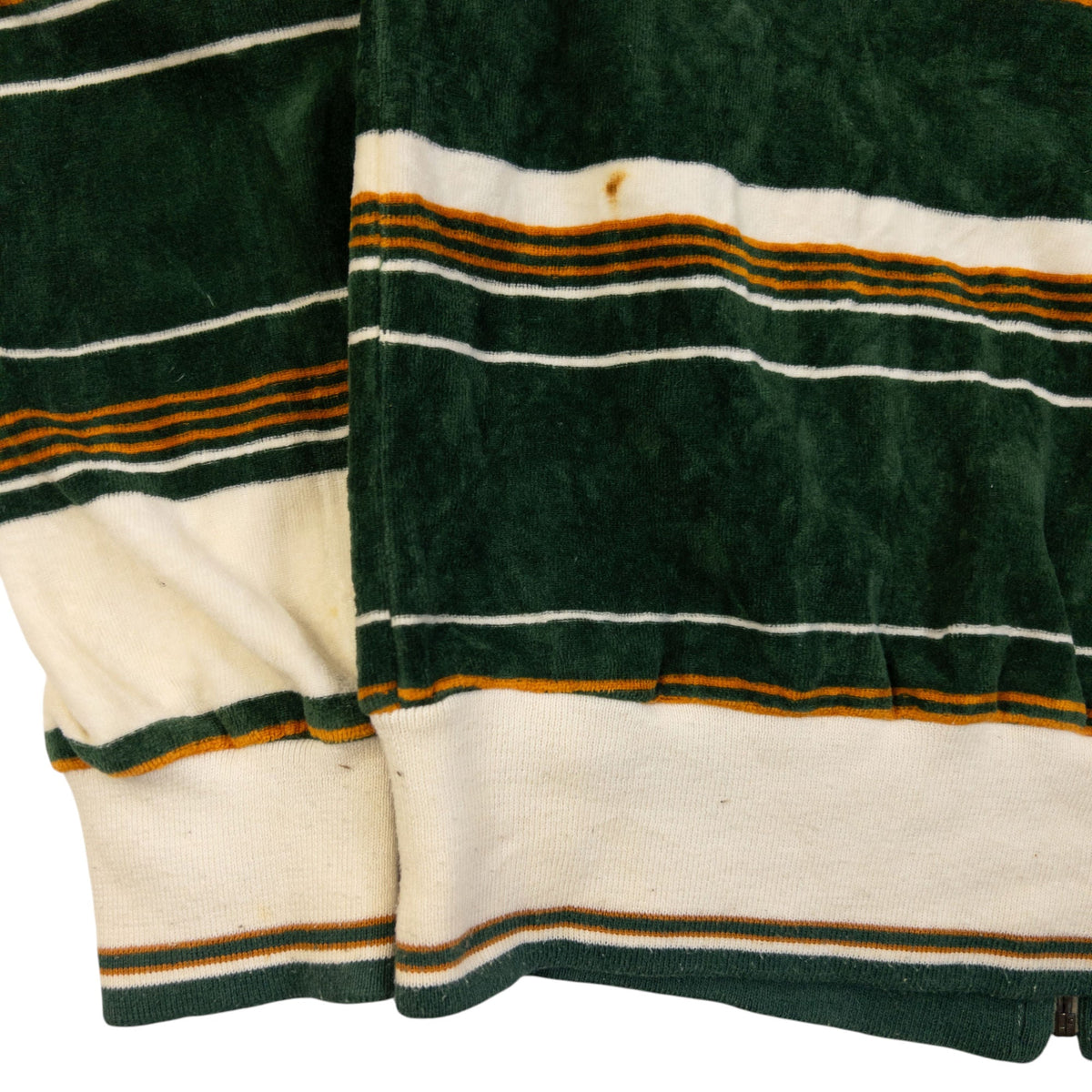 Vintage 90s Hysteric Glamour Striped Velour Jacket Womens Size S | Small, Multicoloured