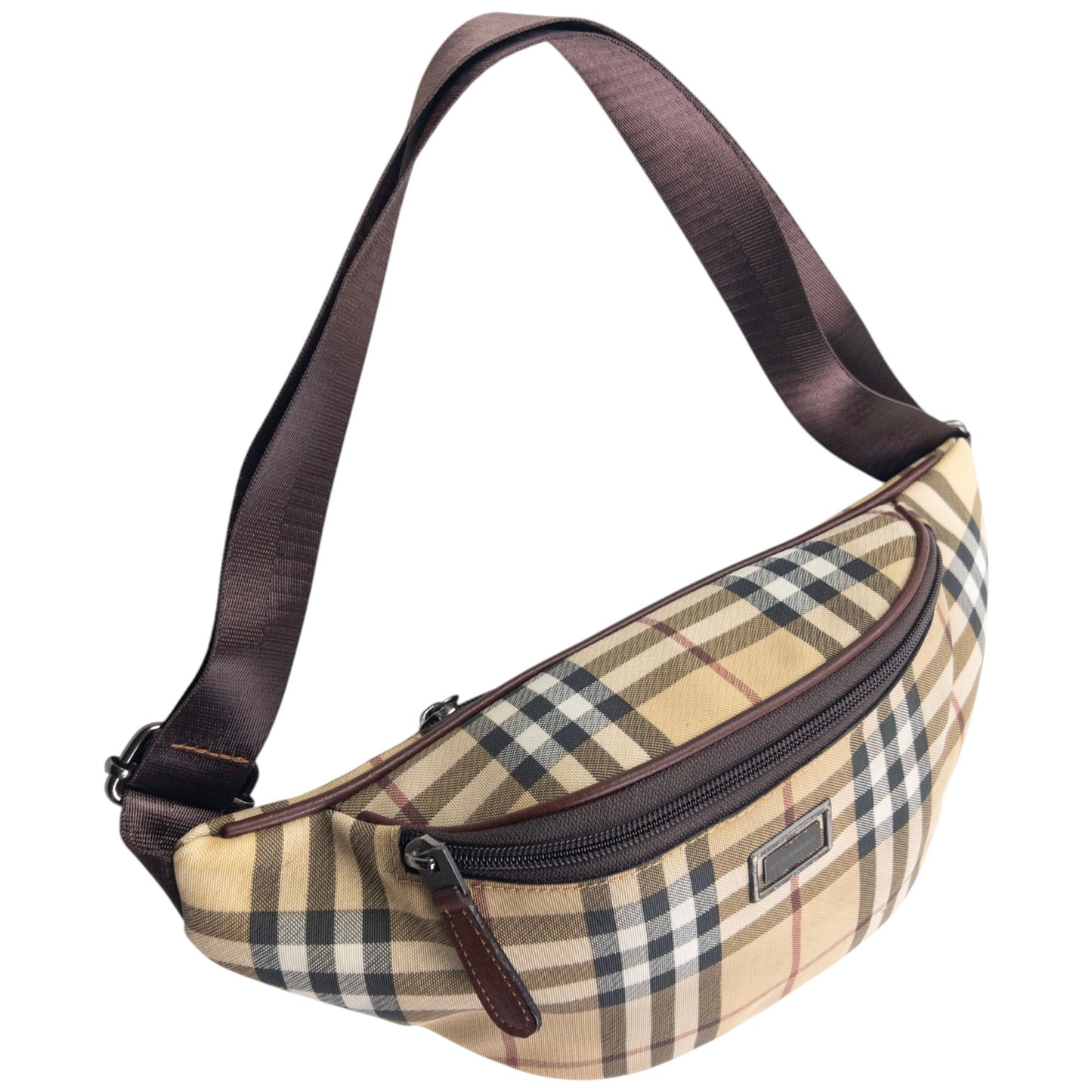 Vintage Burberry Nova Check Crossbody Bag