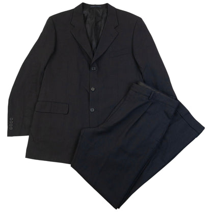 Vintage 90sYSL Yves Saint Laurent Jacket & Trousers Suit Set Size XL | XL, Navy