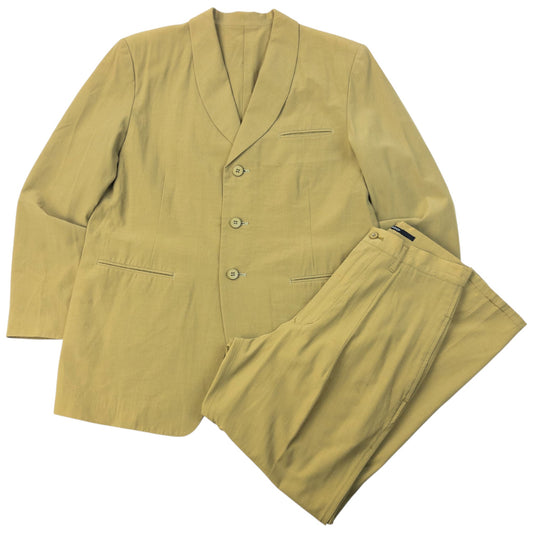 Vintage 2000s Workshop Yohji Yamamoto Jacket & Trousers Suit Set Womens Size M | Medium, Multicoloured