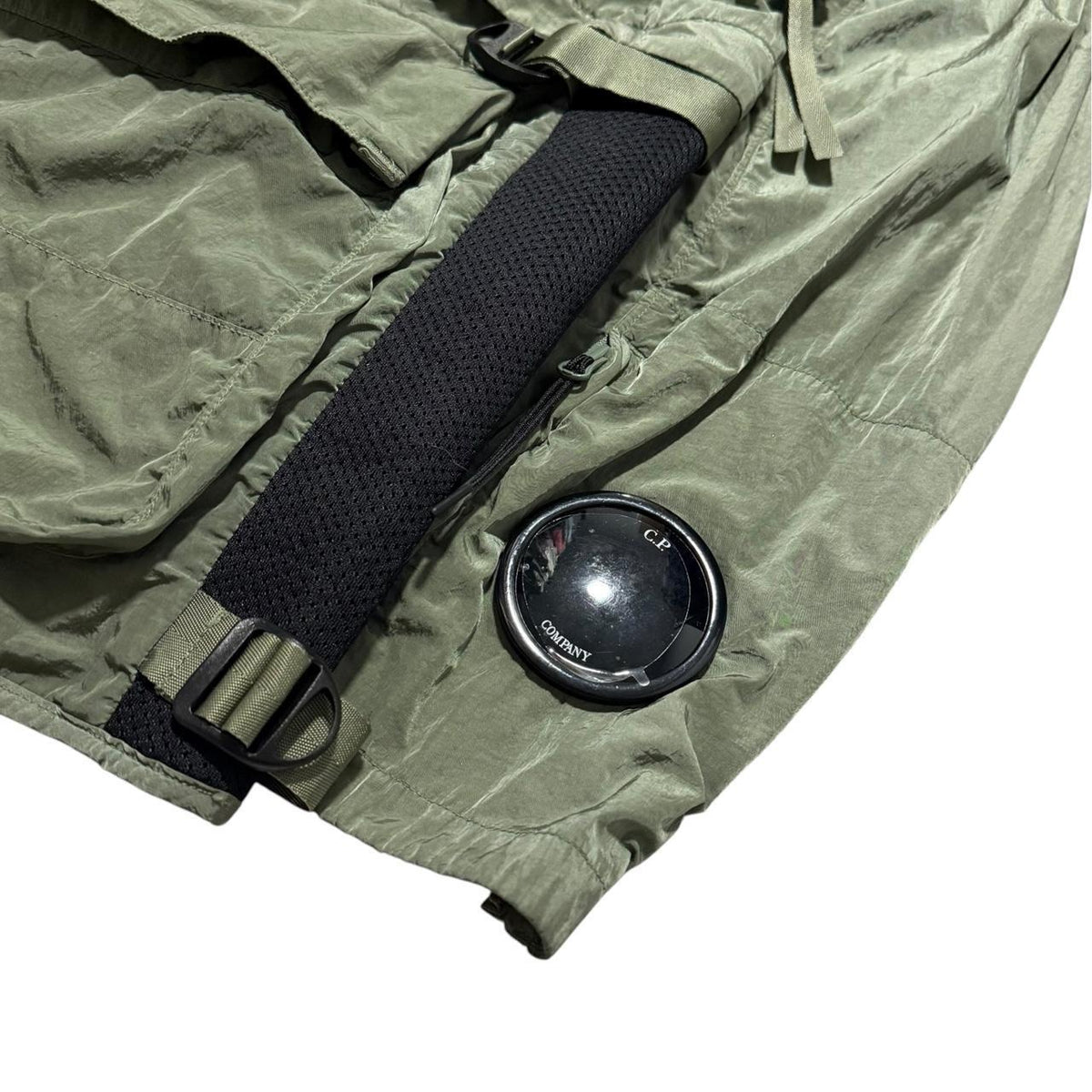 CP Company Chrome-R Transformable Jacket | Large, Olive Green