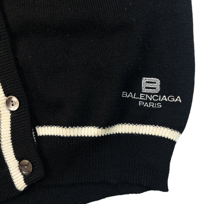 Vintage 90s Balenciaga Golf Button Up Sweater Vest Womens Size M | Medium, Multicoloured