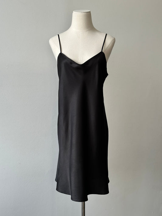 Vintage 1990s Satin Sleeveless Dress - M