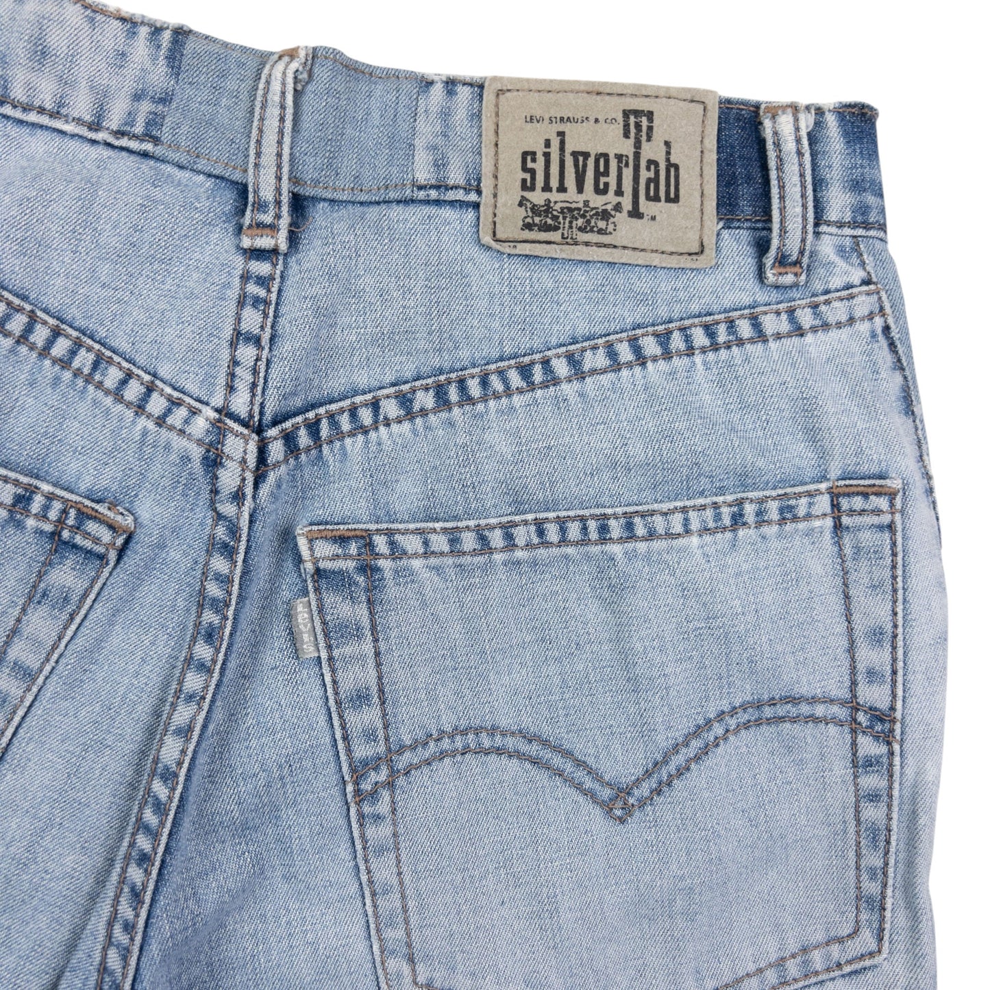 Vintage Levi's Silver Tab Flare Denim Jeans Size W29