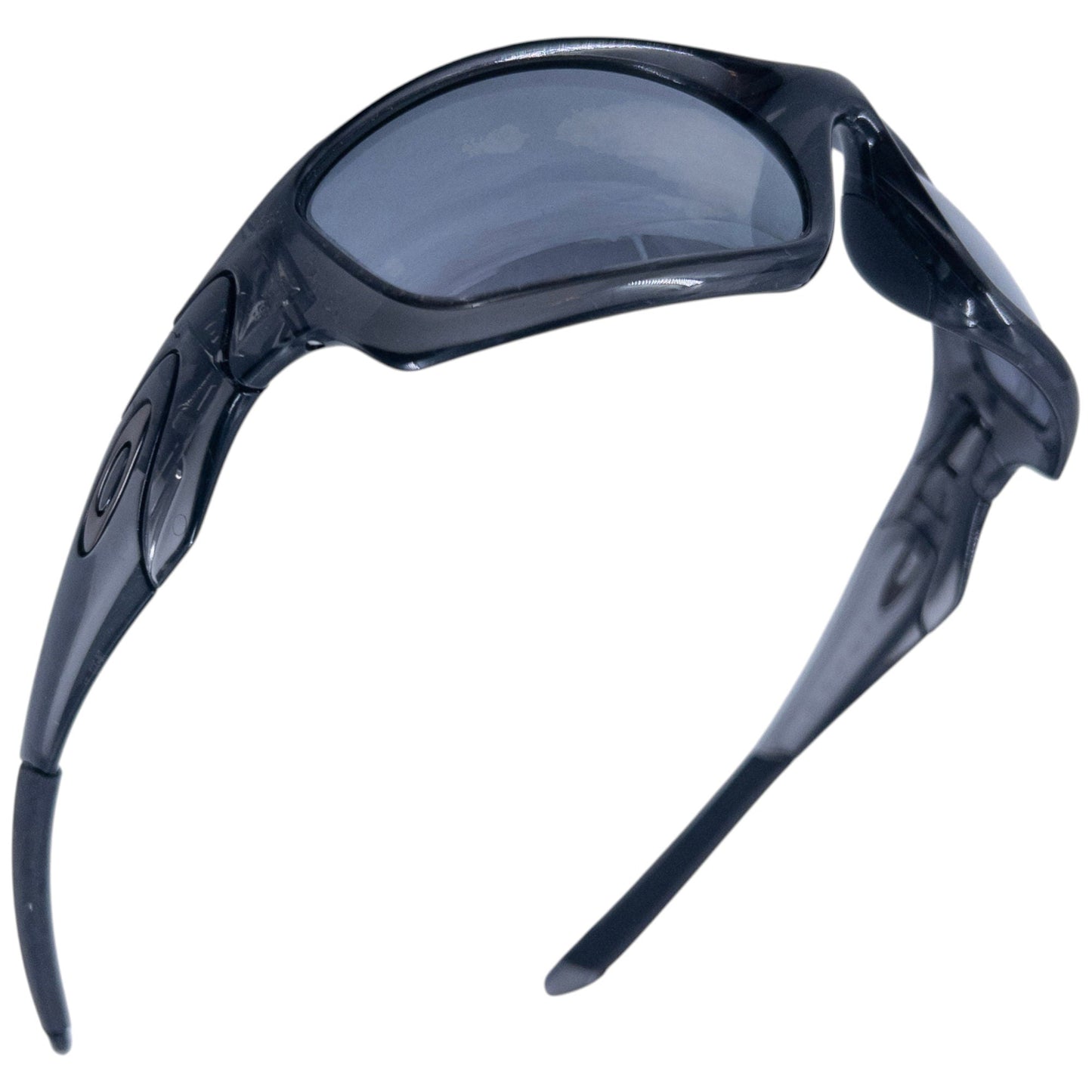 Vintage 2007 Oakley Grey Smoke Straight Jacket Sunglasses