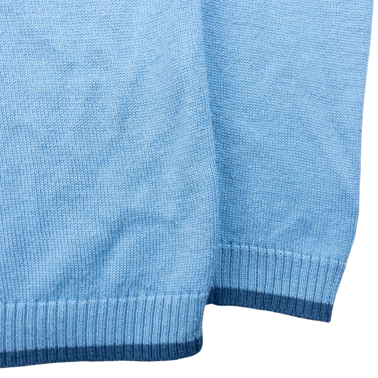 Vintage 2000s YSL Yves Saint Laurent Knit Jumper Size L | Large, Blue