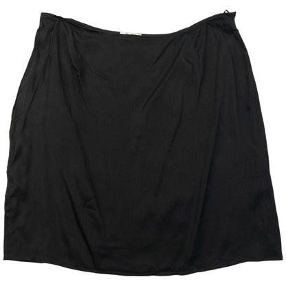 Vintage 2008 Miu Miu Silk Mini Skirt Womens Size W27 | W27, Black
