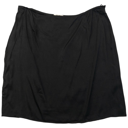 Vintage 2008 Miu Miu Silk Mini Skirt Womens Size W27 | W27, Black