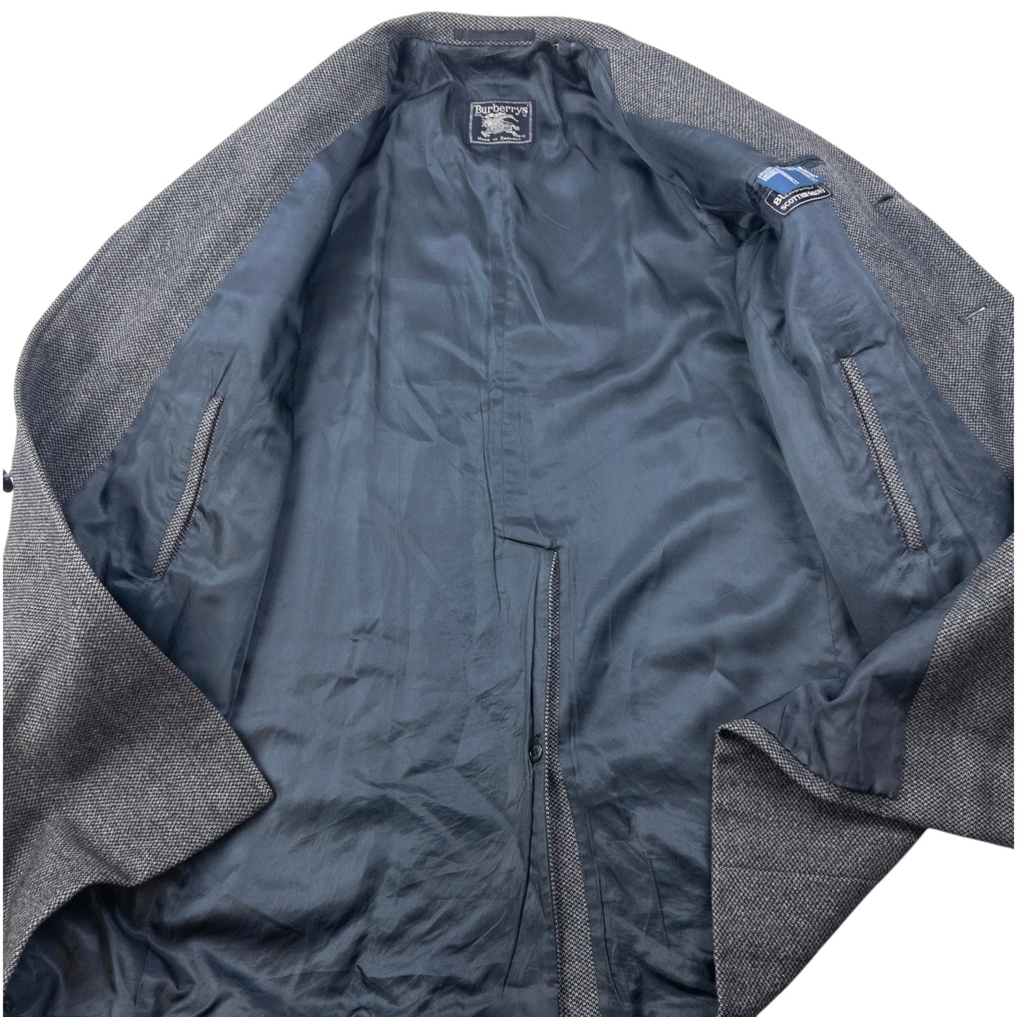 Vintage Burberry Longline Wool Jacket Size M