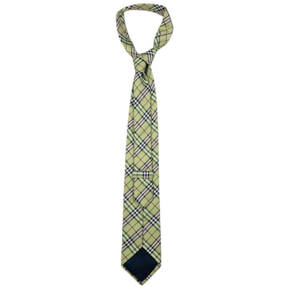Vintage Burberry Nova Check Silk Tie