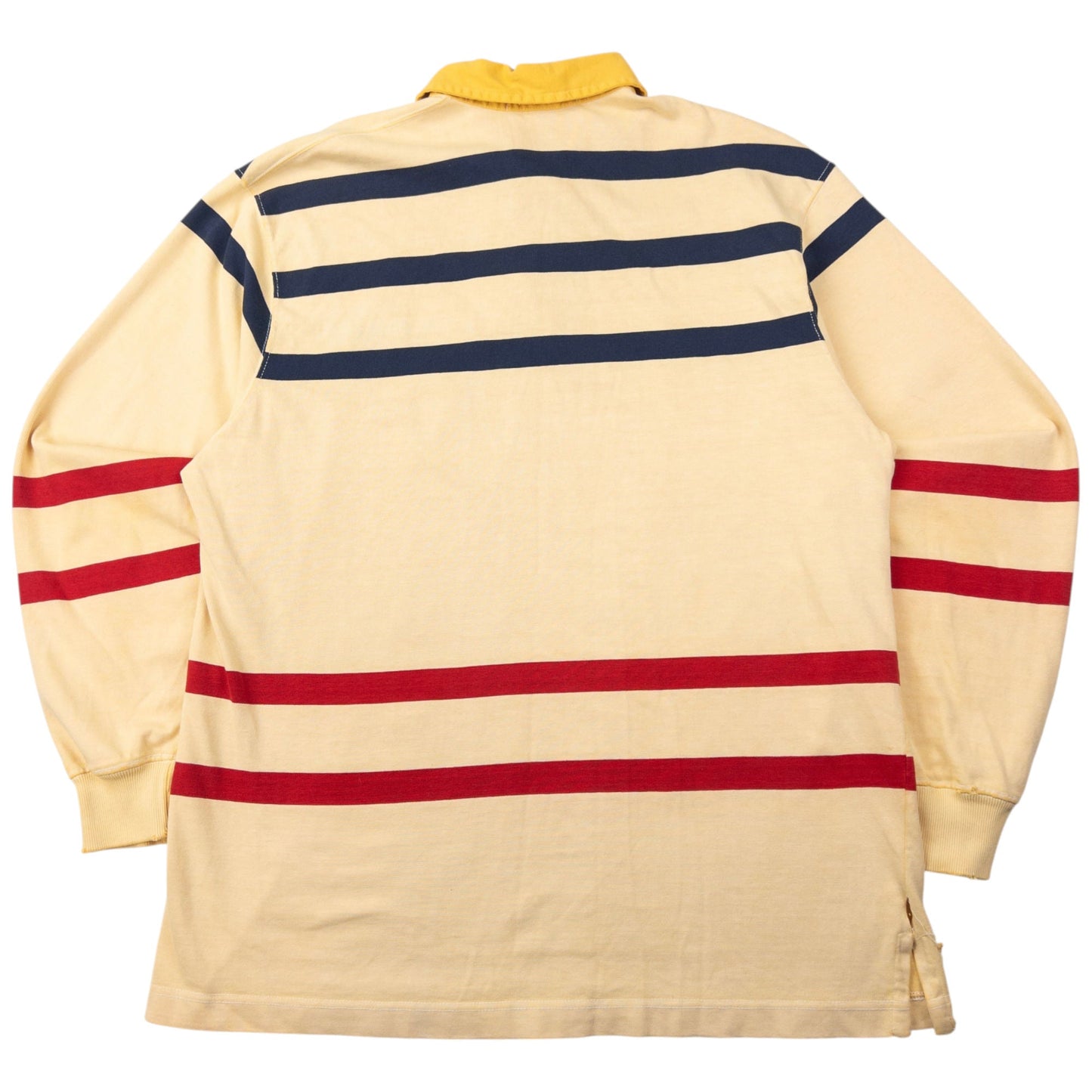 Vintage Ralph Lauren Striped Long Sleeve Rugby Polo Shirt Size L