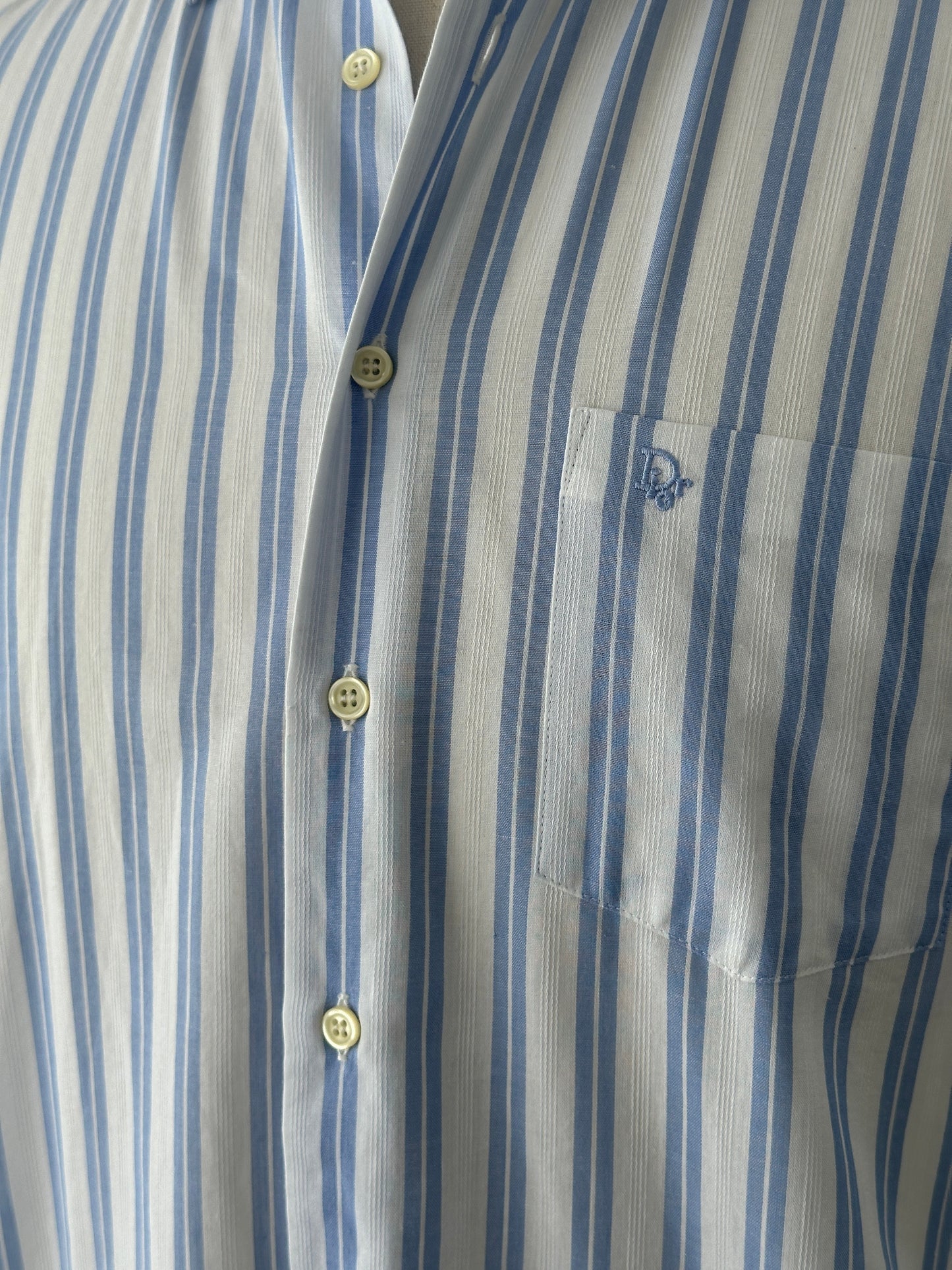 Christian Dior Monsieur 1990s Cotton Short Sleeve Shirt - S
