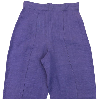 Vintage 90s Gianni Versace Versus Sleeveless Jacket & Trousers Set Womens Size XS | XS, Purple