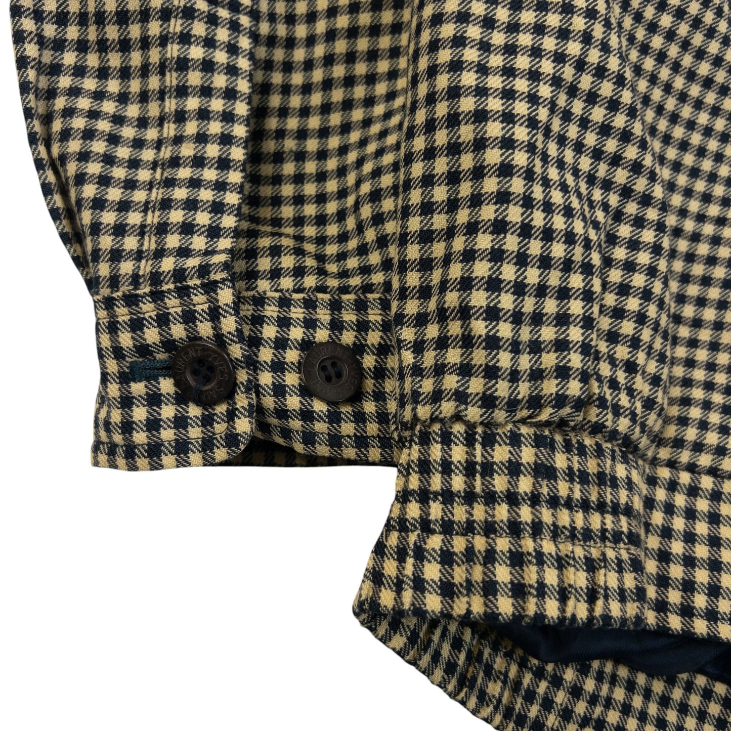 Vintage 90s YSL Yves Saint Laurent Checkered Harrington Jacket Size XS | XS, Multicoloured
