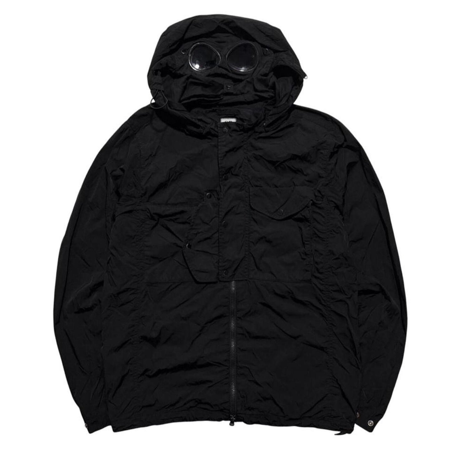 CP Company Chrome-R Nylon Goggle Jacket | Large, Black