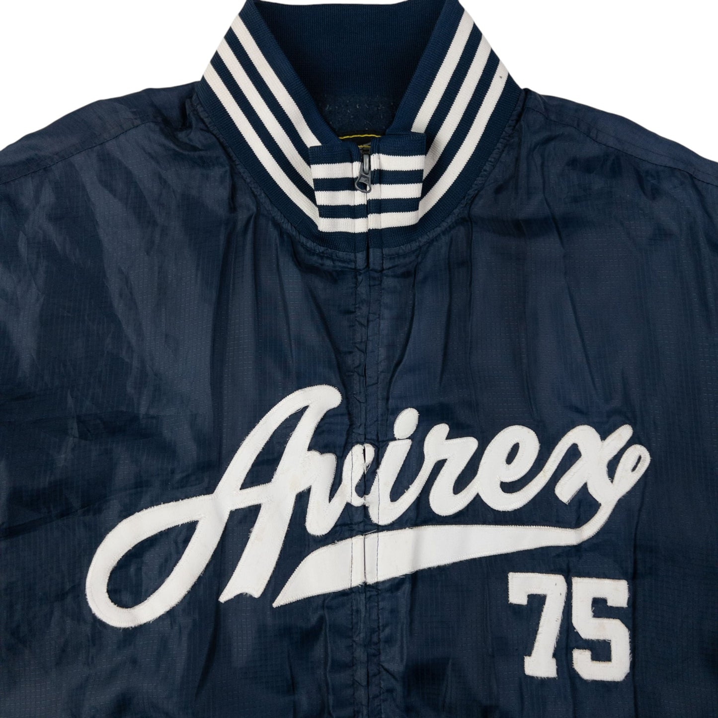 Vintage AVIREX Zip Up Varsity Jacket Size XL