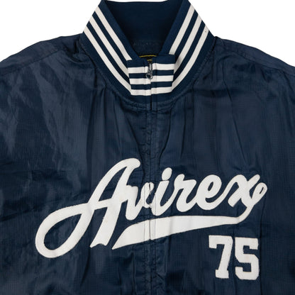 Vintage AVIREX Zip Up Varsity Jacket Size XL