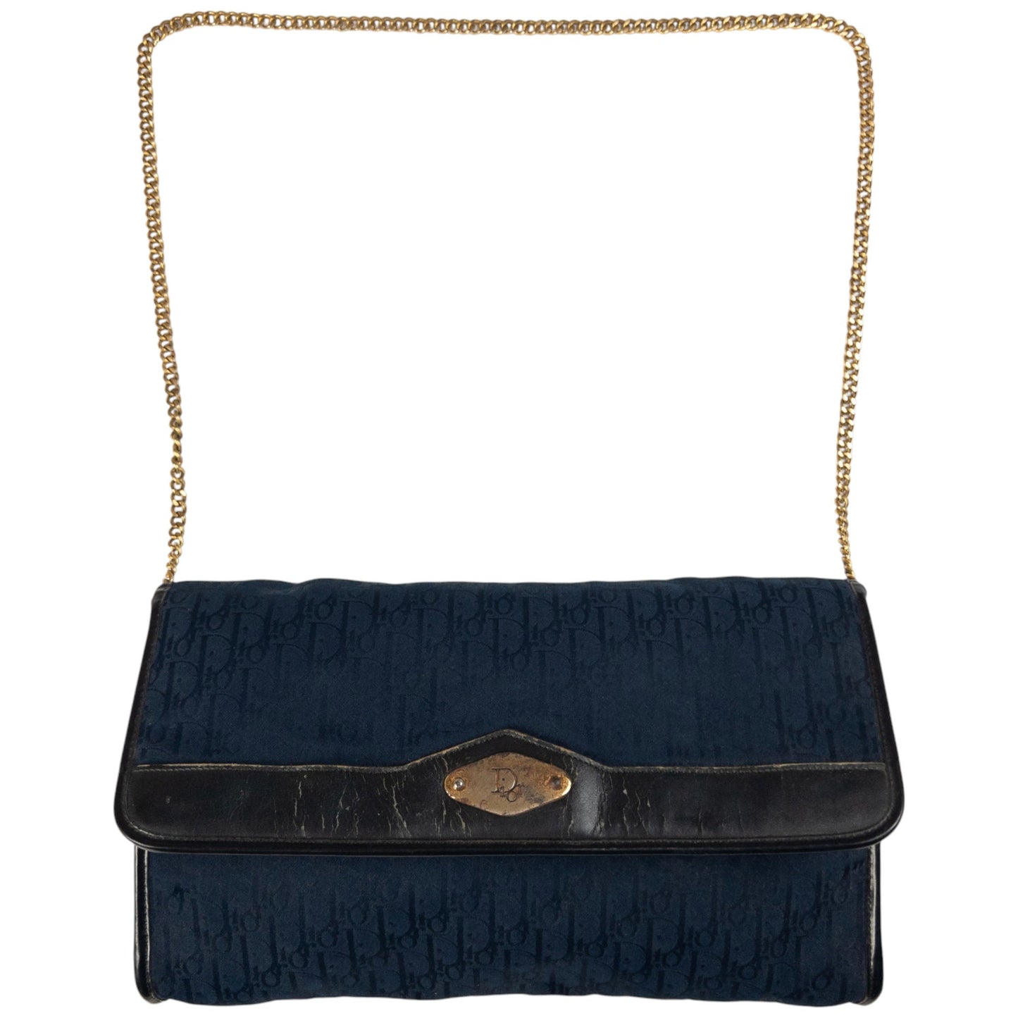 Vintage Dior Monogram Shoulder Bag