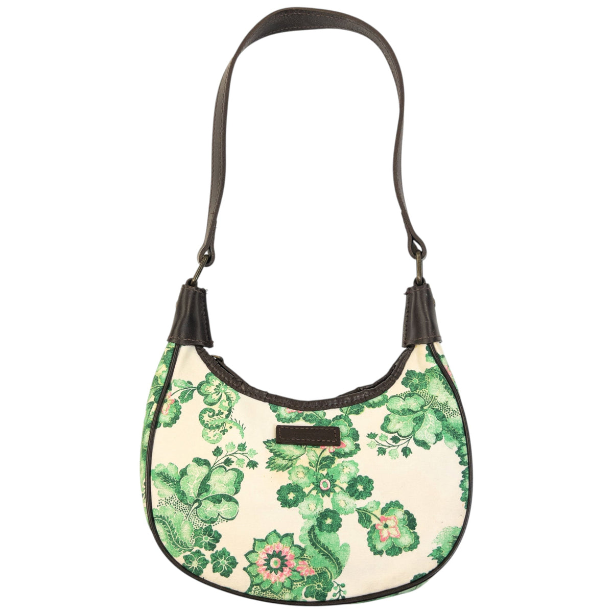 Vintage 2000s Burberry Floral Shoulder Bag | O/S, Green