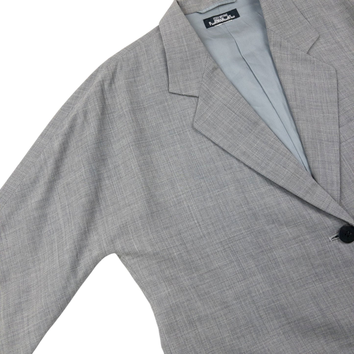 Vintage 90s Issey Miyake PERMANENTE Blazer Jacket Size M | Medium, Grey