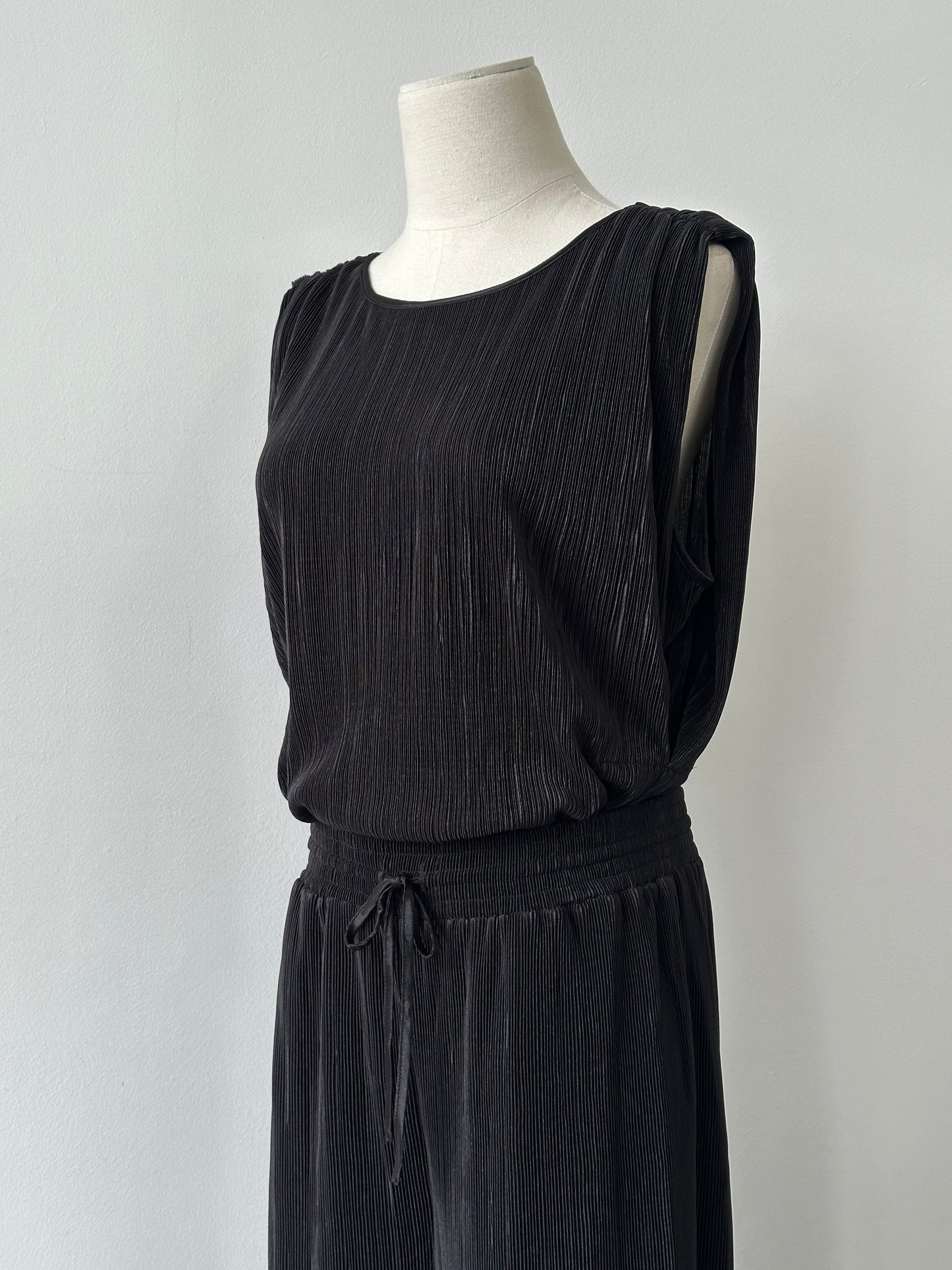 DKNY 2000s Pleated Wide Leg Two Piece Set - M/W28